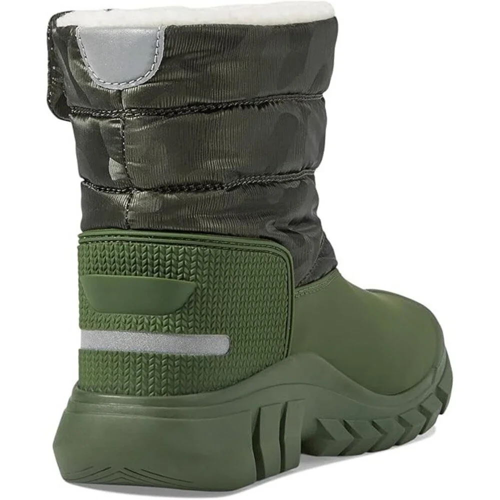 Hunter Intrepid Reflective Camo Snow Boots Toddler US 8 Green Insulated JOBB1816